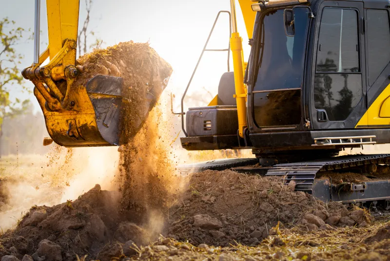 Transport and civil engineering machinery, railways